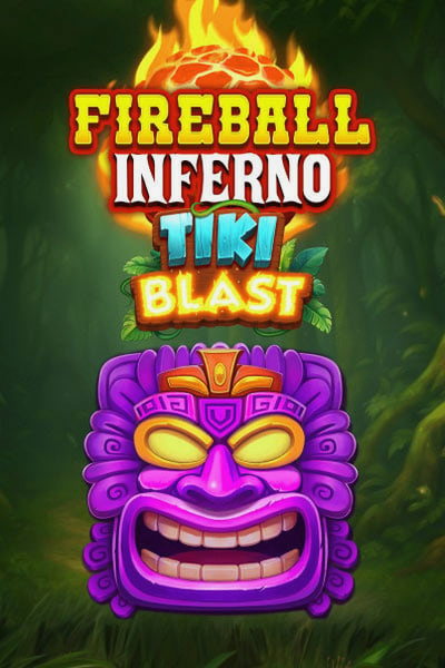 Cover des Slots Fireball Inferno Tiki Blast in der Casinova-Casino-Lobby